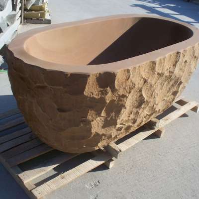 Natural quality freestanding stone marble bathtub