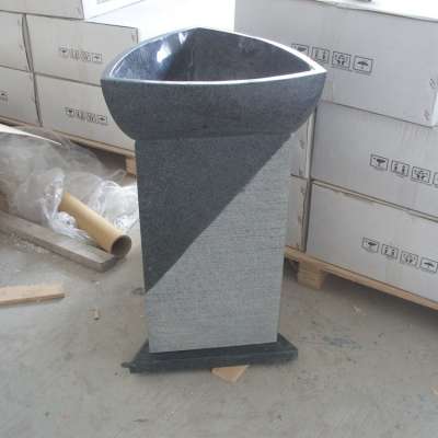 Natural Freestanding Stone Sinks, Pedestal Freestanding Basins Sinks