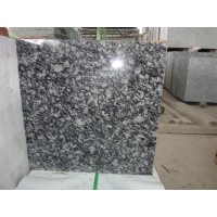 Polished Natural Granite Tile Spray White Granite for Interior Flooring and Walling